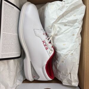 Brand New Air Jordan 2 Golf Men’s White and Red Shoes